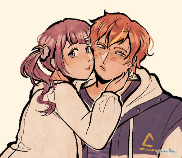 Couple Art || doubles the price by the amount of people/animals in a single canvas (100%)