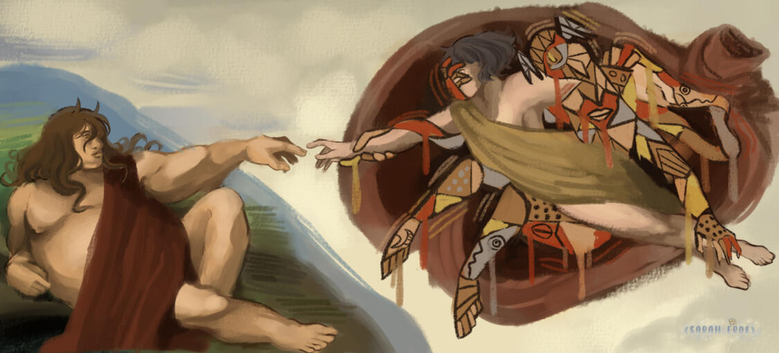 Semi Realism Renaissance Art (beware, I'm still learning how to draw semi realism)